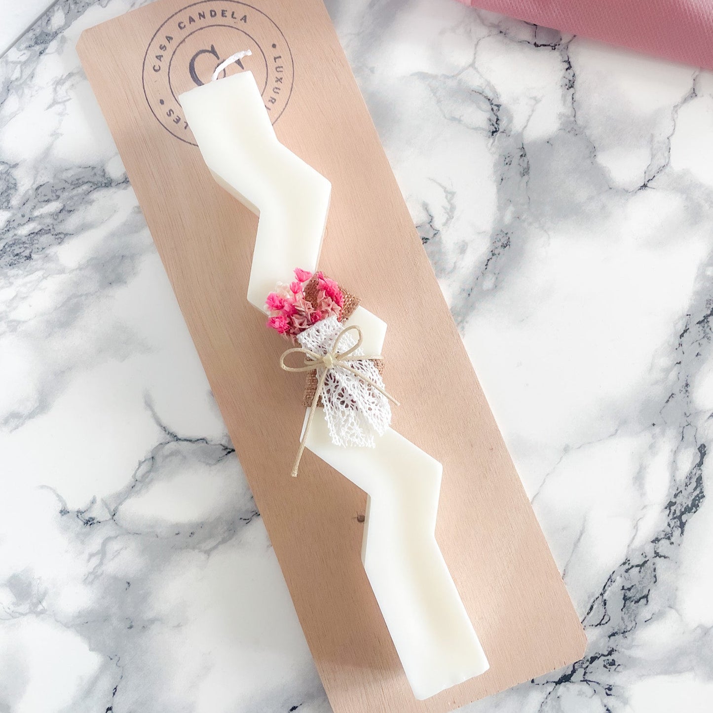 Λαμπάδα White Musk – Αρωματική Λαμπάδα από Κερί Σόγιας